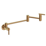 Gerber Plumbing - Parma Wall Mount Pot Filler 2.2gpm Brushed Bronze - Brushed Bronze