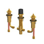 Gerber Plumbing - Widespread Rough-In Valve & Spout Tube for Roman Tub Filler up to 3 1/2'' Deck Thickness - Logan Square & Mid-Town RT Trims Only - Rough Brass