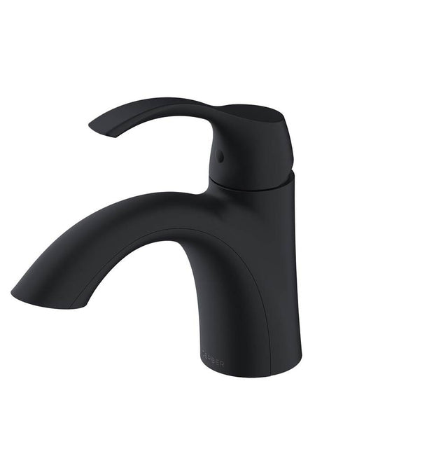 Gerber Plumbing - Antioch 1H Lavatory Faucet Single Hole Mount w/ 50/50 Touch Down Drain 1.2gpm Satin Black - Satin Black