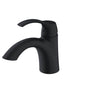 Gerber Plumbing - Antioch 1H Lavatory Faucet Single Hole Mount w/ 50/50 Touch Down Drain 1.2gpm Satin Black - Satin Black