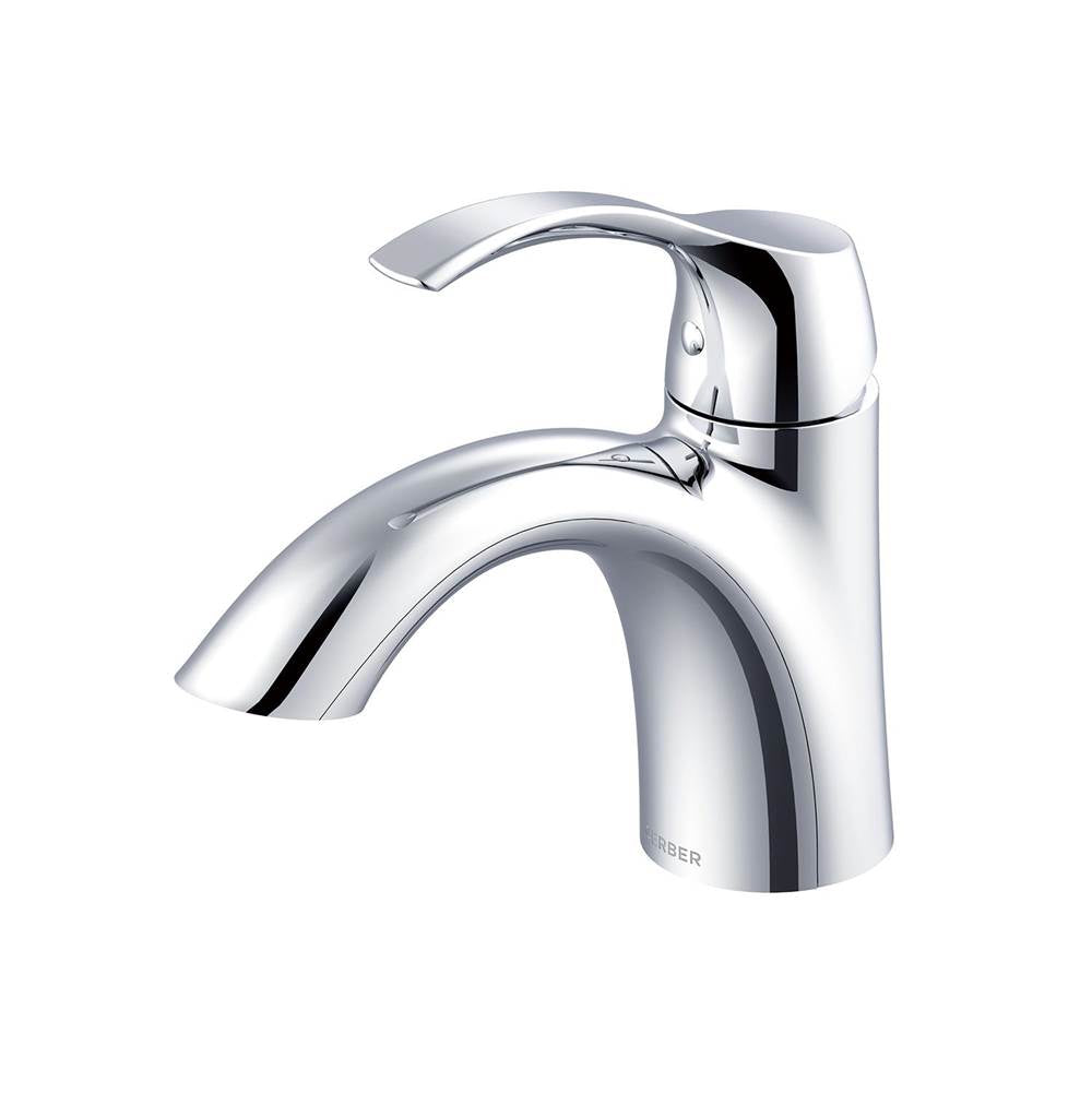 Gerber Plumbing - Antioch 1H Lavatory Faucet Single Hole Mount w/ 50/50 Touch Down Drain 1.2gpm Chrome - Chrome