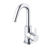 Gerber Plumbing - Amalfi 1H Lavatory Faucet Single Hole Mount w/ 50/50 Touch Down Drain & Optional Deck Plate Included 1.2gpm Chrome - Chrome