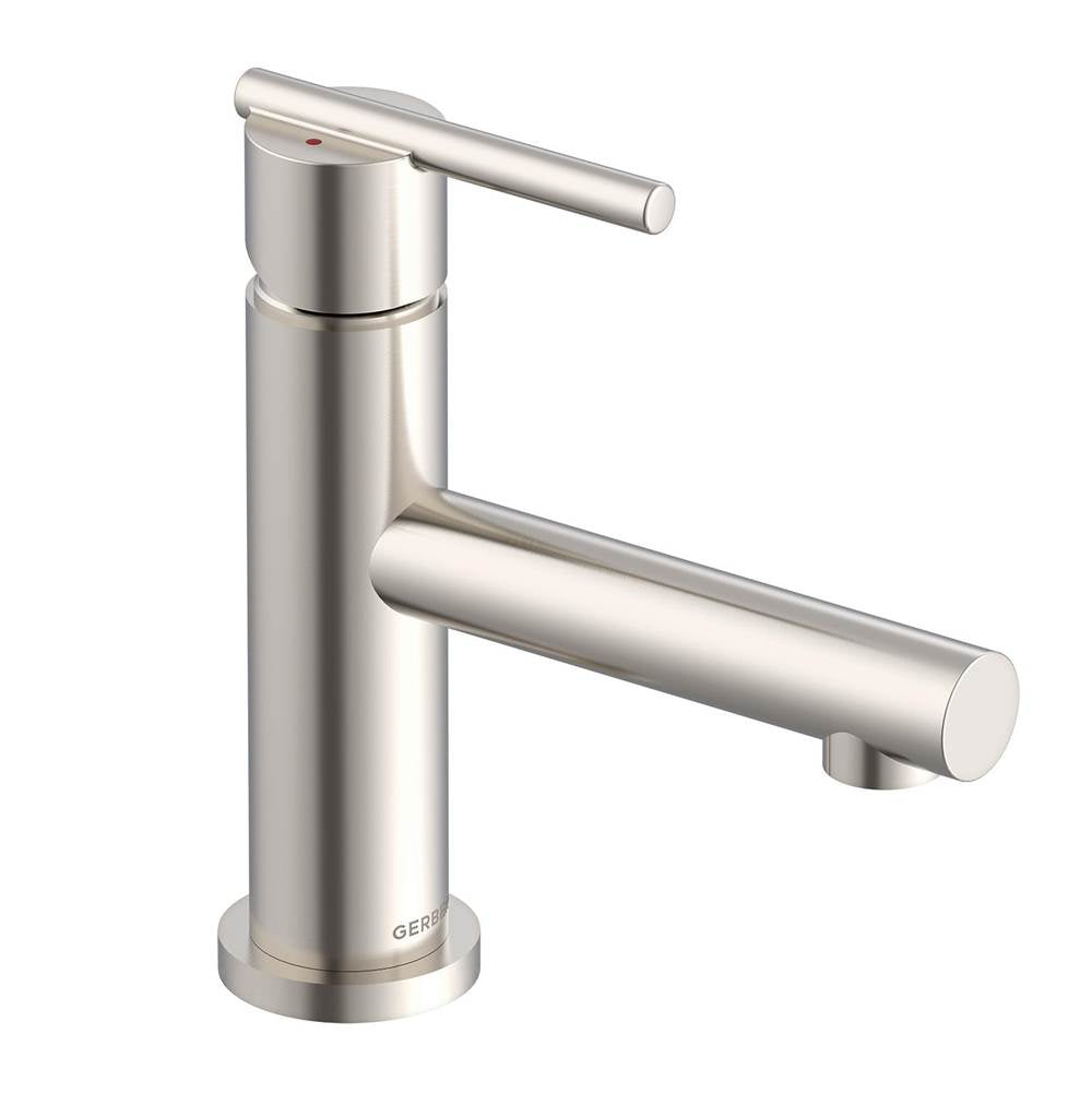 Parma Trim Line 1H Lavatory Faucet Single Hole Mount w/ Metal Touch Down Drain & Optional Deck Plate Included 1.2gpm Chrome