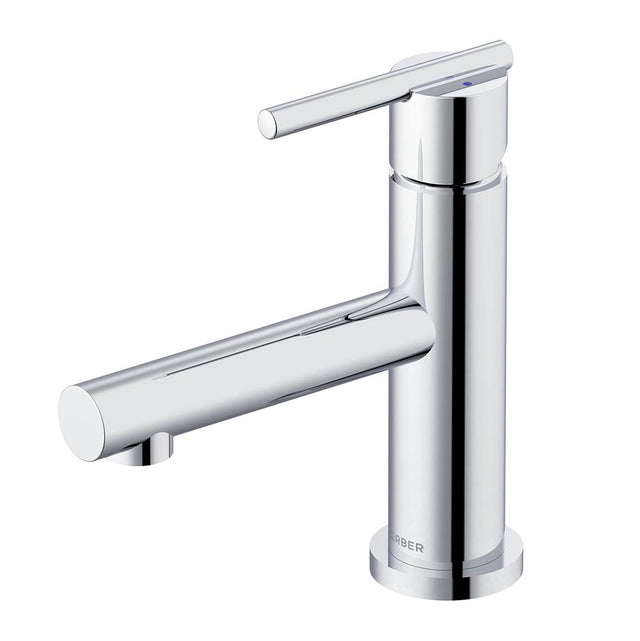 Gerber Plumbing - Parma Trim Line 1H Lavatory Faucet Single Hole Mount w/ Metal Touch Down Drain & Optional Deck Plate Included 1.2gpm Chrome - Chrome