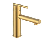 Parma 1H Lavatory Faucet Straight Spout w/ Metal Touch Down Drain 1.2gpm Chrome