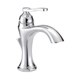 Draper 1H Lavatory Faucet Single Hole Mount w/ Metal Pop-Up Drain 1.2gpm Chrome