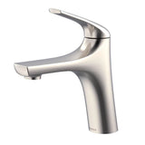 Gerber Plumbing - Lemora 1H Single Hole Mount Lavatory Faucet w/ Metal Touch-Down Drain 1.2gpm Brushed Nickel - Brushed Nickel