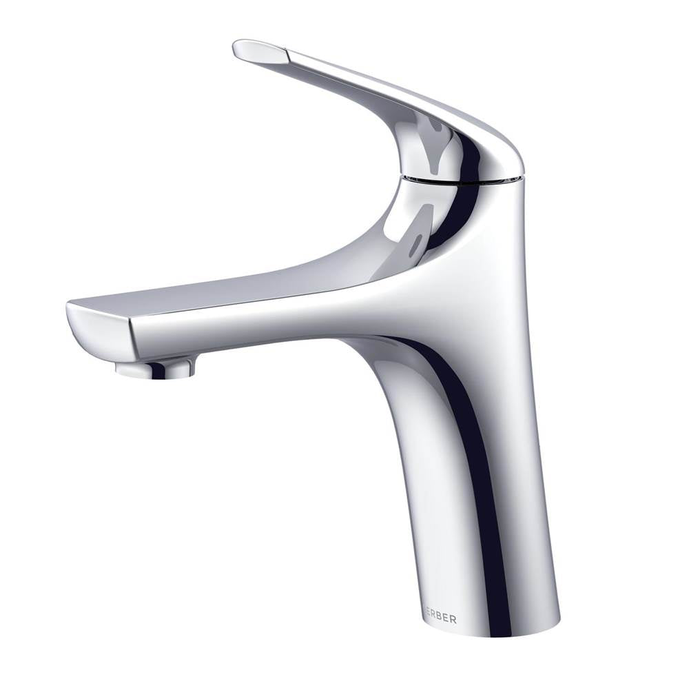 Gerber Plumbing - Lemora 1H Single Hole Mount Lavatory Faucet w/ Metal Touch-Down Drain 1.2gpm Chrome - Chrome