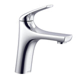 Lemora 1H Single Hole Mount Lavatory Faucet w/ Metal Touch-Down Drain 1.2gpm Chrome