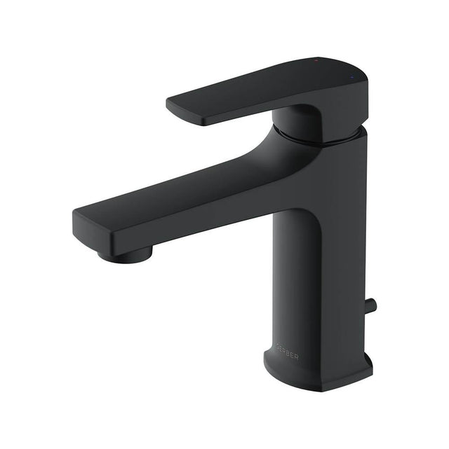 Gerber Plumbing - Tribune 1H Lavatory Faucet Single Hole Mount w/ 50/50 Pop-Up Drain 1.2gpm Satin Black - Satin Black