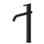Gerber Plumbing - Parma 1H Vessel Filler Single Hole Mount w/ Metal Grid Strainer 1.2gpm Satin Black - Satin Black