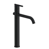 Parma 1H Vessel Filler Single Hole Mount w/ Metal Grid Strainer 1.2gpm Satin Black