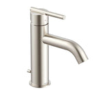 Parma 1H Lavatory Faucet w/ Metal Pop-Up Drain & Optional Deck Plate Included 1.2gpm Brushed Nickel