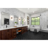 Parma 1H Lavatory Faucet w/ Metal Pop-Up Drain & Optional Deck Plate Included 1.2gpm Satin Black