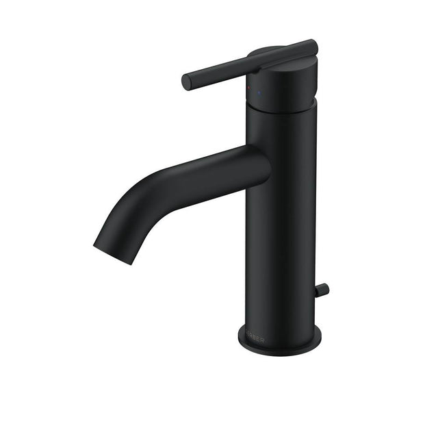 Gerber Plumbing - Parma 1H Lavatory Faucet w/ Metal Pop-Up Drain & Optional Deck Plate Included 1.2gpm Satin Black - Satin Black