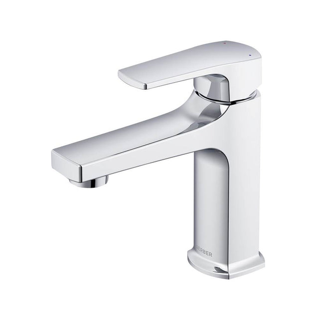 Gerber Plumbing - Tribune 1H Lavatory Faucet Single Hole Mount w/ Metal Touch Down Drain 1.2gpm Chrome - Chrome