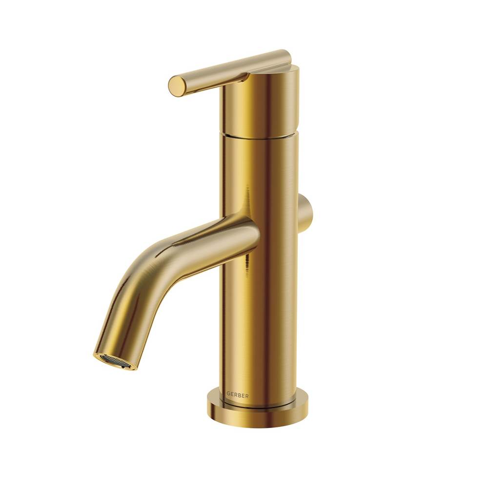 Gerber Plumbing - Parma 1H Lavatory Faucet w/ Metal Touch Down Drain & Optional Deck Plate Included 1.2gpm Brushed Bronze - Brushed Bronze