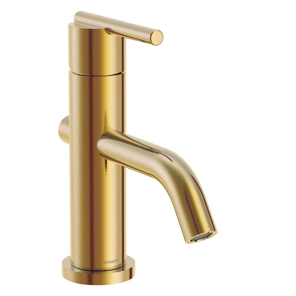 Parma 1H Lavatory Faucet w/ Metal Touch Down Drain & Optional Deck Plate Included 1.2gpm Brushed Bronze