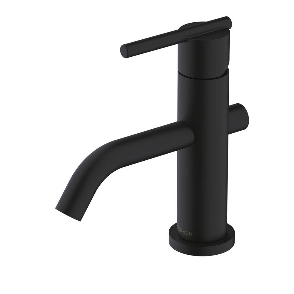 Gerber Plumbing - Parma 1H Lavatory Faucet w/ Metal Touch Down Drain & Optional Deck Plate Included 1.2gpm Satin Black - Satin Black