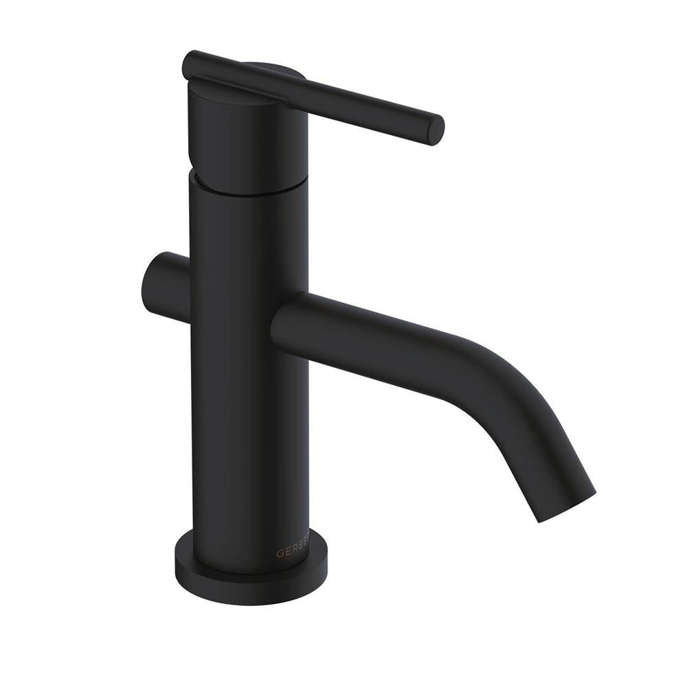 Parma 1H Lavatory Faucet w/ Metal Touch Down Drain & Optional Deck Plate Included 1.2gpm Satin Black