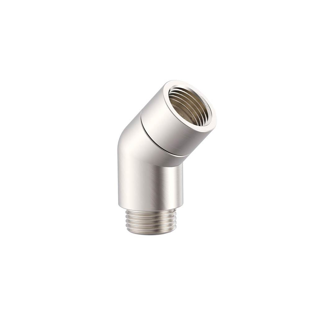 Gerber Plumbing - Floor Mount Tub Filler Elbow Adapter Brushed Nickel - Brushed Nickel