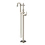 Gerber Plumbing - Traditional Floor Mount Tub Filler Trim Kit with Showerstick Handshower 1.75gpm Brushed Nickel - Brushed Nickel
