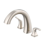 Gerber Plumbing - Vaughn 2H Roman Tub Trim Kit w/out Spray Brushed Nickel - Brushed Nickel