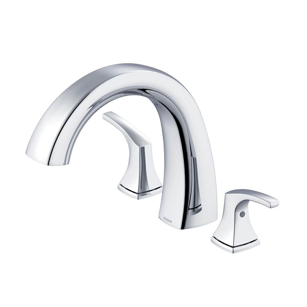Gerber Plumbing - Vaughn 2H Roman Tub Trim Kit w/out Spray Chrome - Chrome