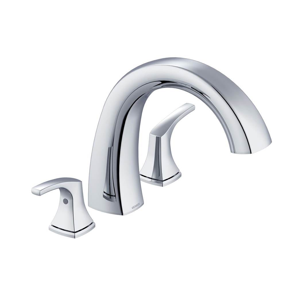 Vaughn 2H Roman Tub Trim Kit w/out Spray Brushed Bronze