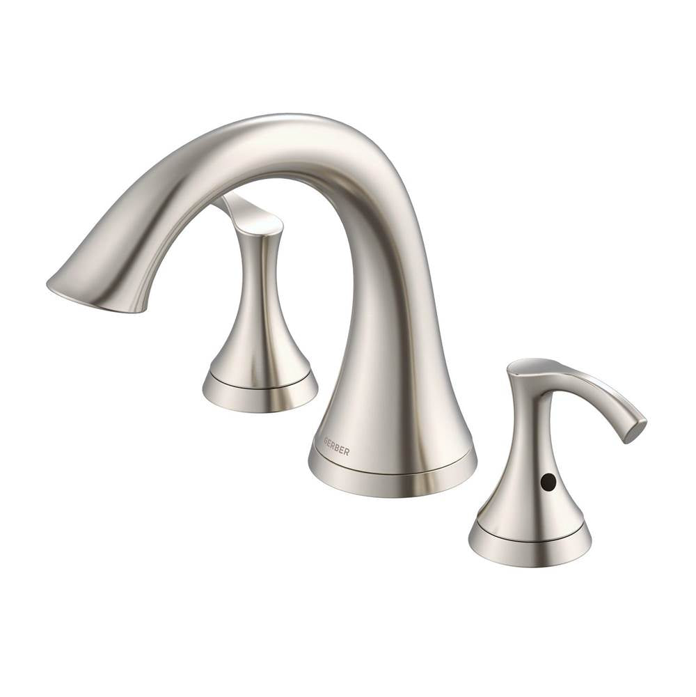 Gerber Plumbing - Antioch 2H Roman Tub Trim Kit w/out Spray Brushed Nickel - Brushed Nickel
