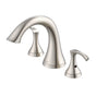 Gerber Plumbing - Antioch 2H Roman Tub Trim Kit w/out Spray Brushed Nickel - Brushed Nickel