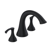 Antioch 2H Roman Tub Trim Kit w/out Spray Satin Black