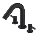 Gerber Plumbing - Amalfi 2H Roman Tub Trim Kit w/out Spray Satin Black - Satin Black