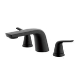 Gerber Plumbing - Lemora 2H Roman Tub Trim Kit w/o Spray Satin Black - Satin Black