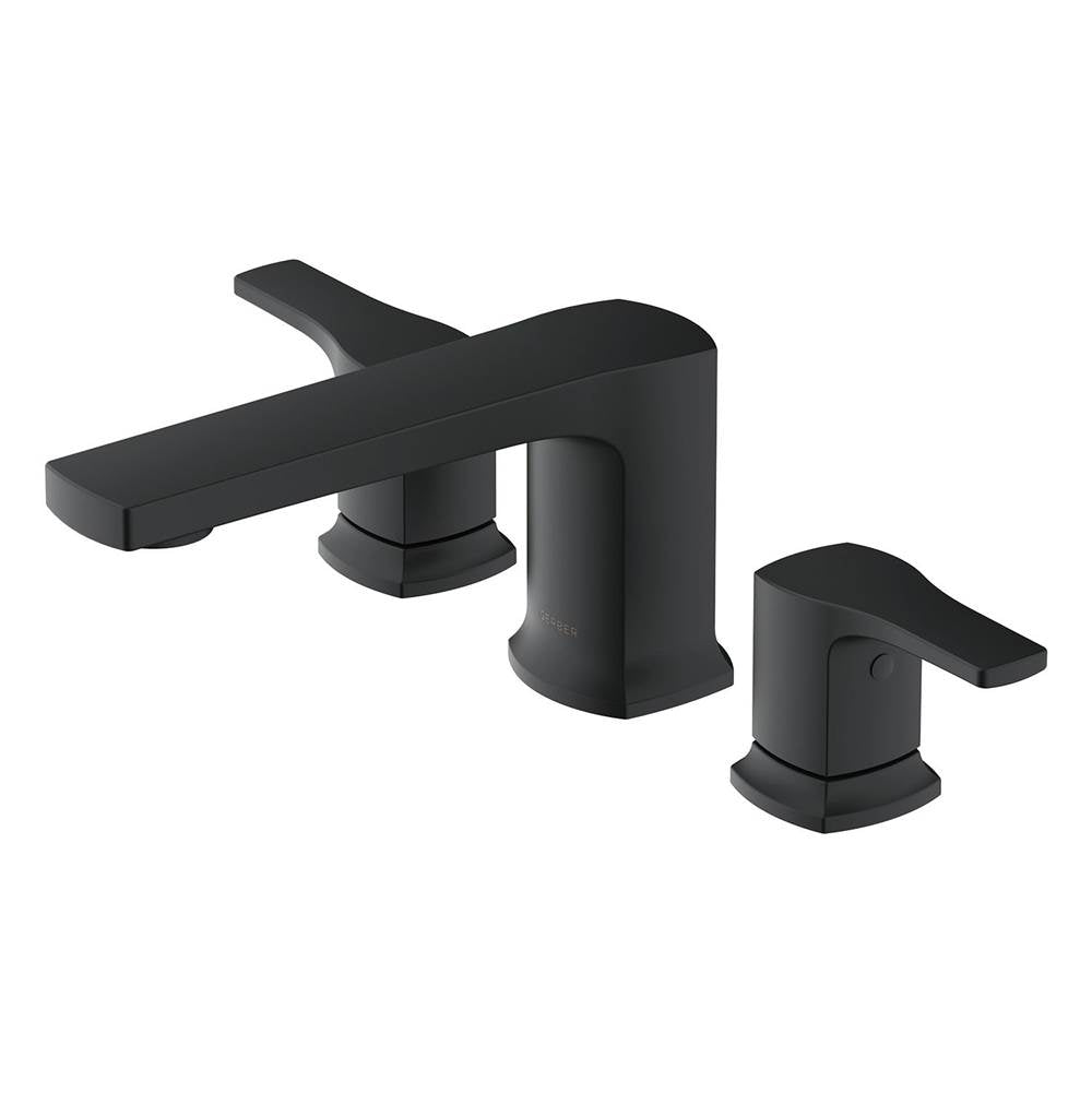 Gerber Plumbing - Tribune 2H Roman Tub Trim Kit w/out Spray Satin Black - Satin Black