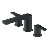 Gerber Plumbing - Tribune 2H Roman Tub Trim Kit w/out Spray Satin Black - Satin Black