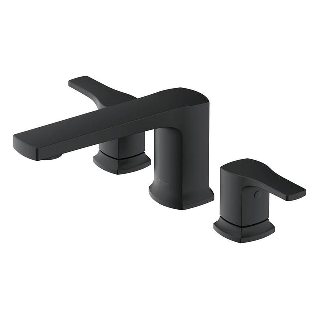 Gerber Plumbing - Tribune 2H Roman Tub Trim Kit w/out Spray Satin Black - Satin Black
