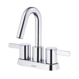 Gerber Plumbing - Amalfi 2H Centerset Lavatory Faucet w/ 50/50 Touch Down Drain 1.2gpm Chrome - Chrome