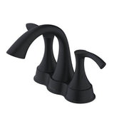 Gerber Plumbing - Antioch 2H Centerset Lavatory Faucet w/ 50/50 Touch Down Drain 1.2gpm Satin Black - Satin Black
