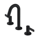 Gerber Plumbing - Amalfi Trim Line 2H Widespread Lavatory Faucet w/ Metal Touch Down Drain 1.2gpm Satin Black - Satin Black