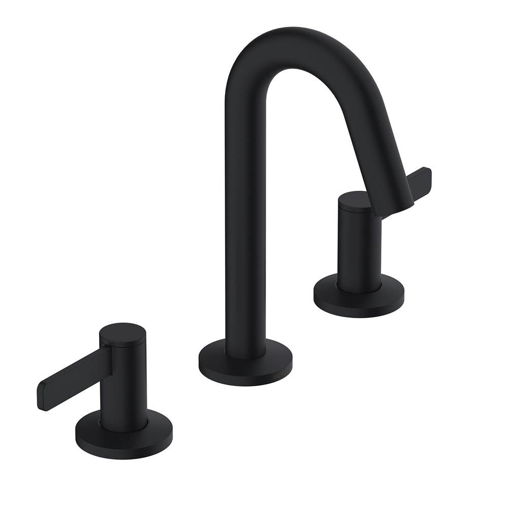 Amalfi Trim Line 2H Widespread Lavatory Faucet w/ Metal Touch Down Drain 1.2gpm Chrome