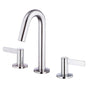 Gerber Plumbing - Amalfi Trim Line 2H Widespread Lavatory Faucet w/ Metal Touch Down Drain 1.2gpm Chrome - Chrome