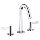 Amalfi Trim Line 2H Widespread Lavatory Faucet w/ Metal Touch Down Drain 1.2gpm Chrome