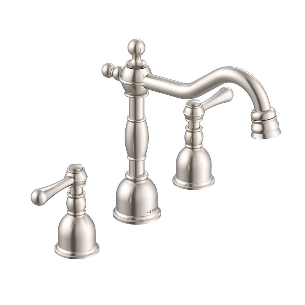 Opulence 2H Widespread Lavatory Faucet w/ Metal Touch Down Drain 1.2gpm Chrome