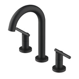Gerber Plumbing - Parma Trim Line 2H Widespread Lavatory Faucet w/ Metal Touch Down Drain 1.2gpm Satin Black - Satin Black