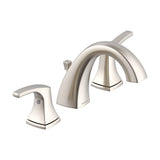 Vaughn 2H Widespread Faucet w/ Metal Pop-Up Drain 1.2gpm Chrome