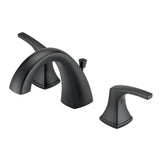 Gerber Plumbing - Vaughn 2H Widespread Faucet w/ Metal Pop-Up Drain 1.2gpm Satin Black - Satin Black