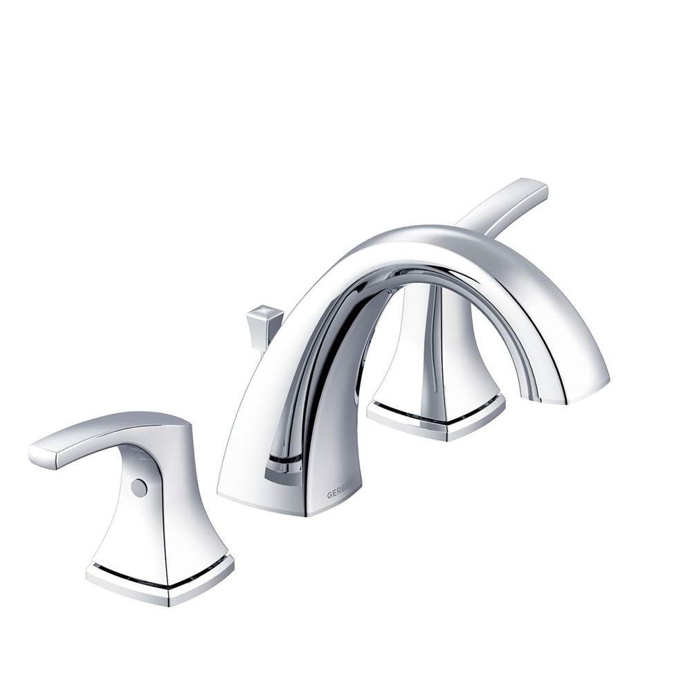 Vaughn 2H Widespread Faucet w/ Metal Pop-Up Drain 1.2gpm Chrome