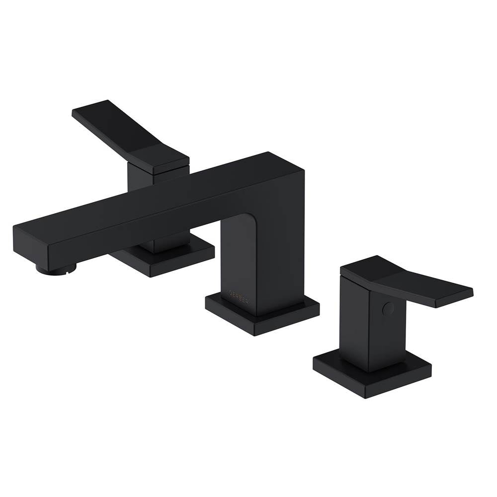 Gerber Plumbing - Avian 2H Widespread Lavatory Faucet w/ Metal Touch Down Drain 1.2gpm Satin Black - Satin Black
