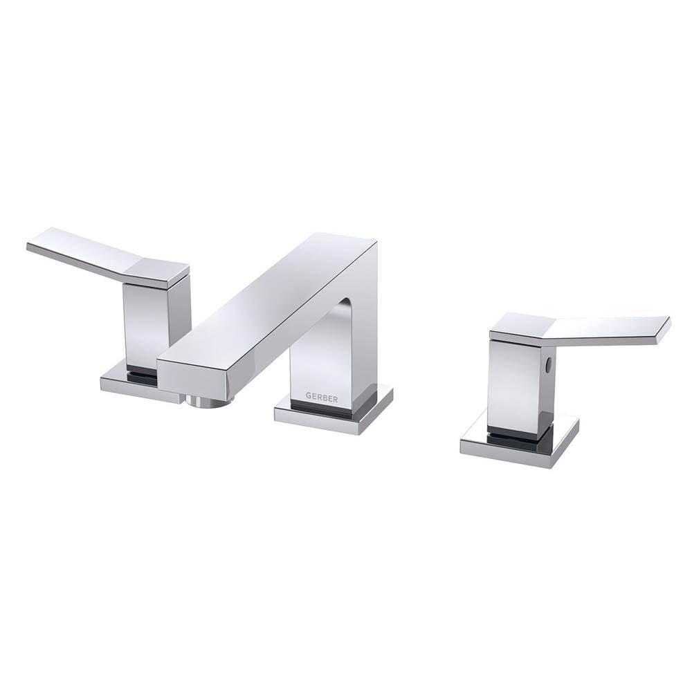 Gerber Plumbing - Avian 2H Widespread Lavatory Faucet w/ Metal Touch Down Drain 1.2gpm Chrome - Chrome